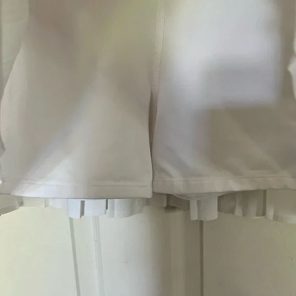 Athleta White Advantage Tennis Mini Skirt Pleated - Picture 4 of 7